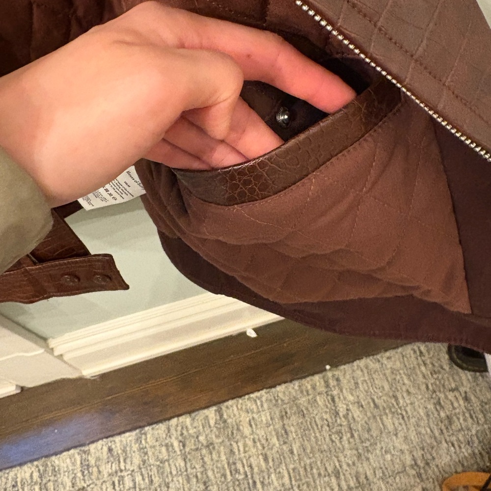 House of Sunny take a trip racer Brown Jacket - Picture 10 of 15